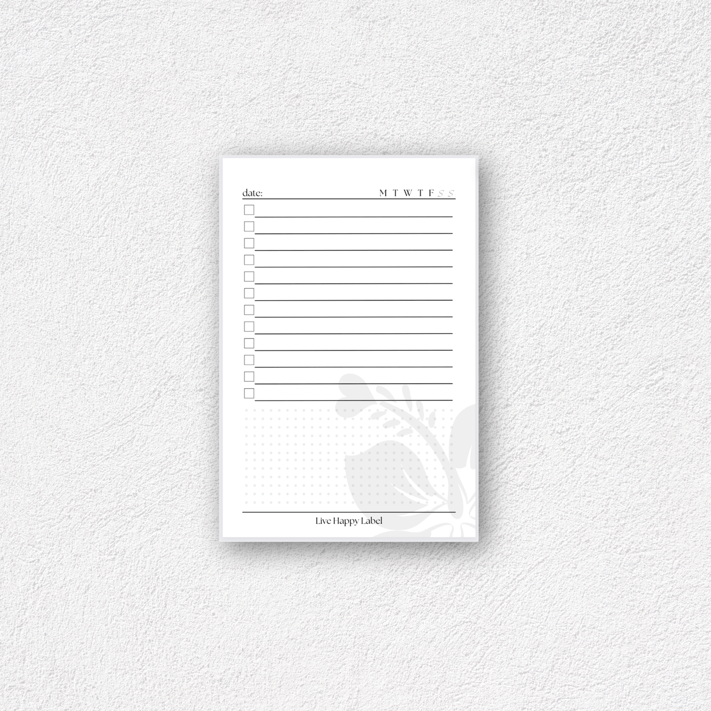 "Check Box" Notepad | 4" x 6"