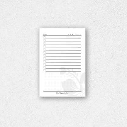 "Check Box" Notepad | 4" x 6"