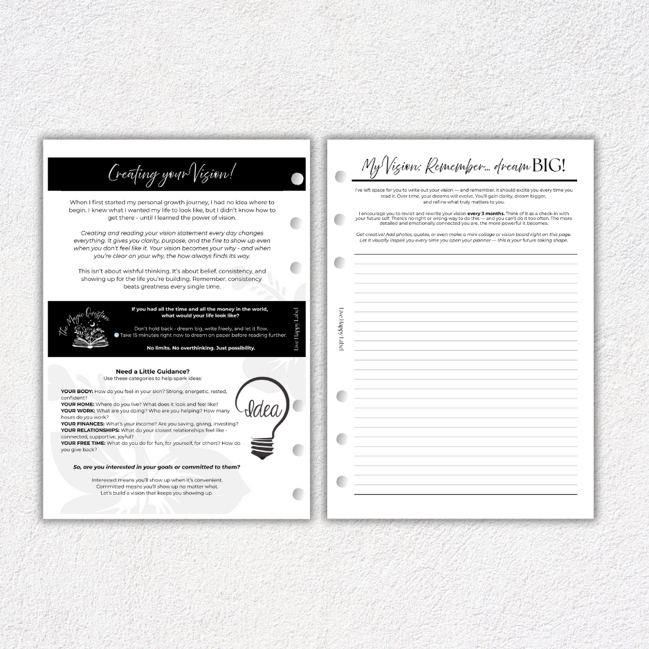 Daily Alignment aka Morning Rituals | A5, 6-ring