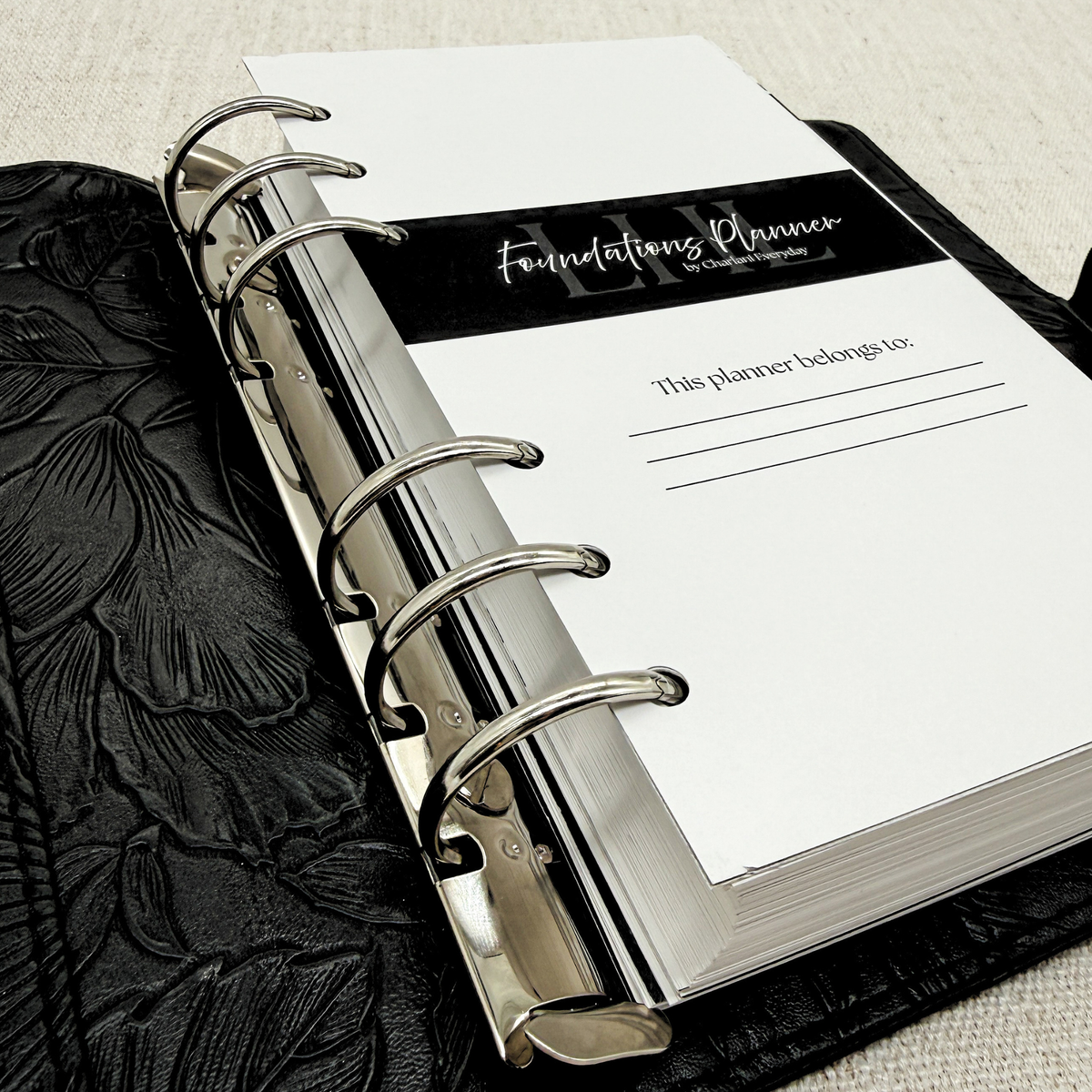 Undated "Lana" Foundations Planner | Personal 6-Hole Ringbound