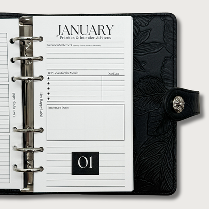 Undated "Lana" Foundations Planner | Personal 6-Hole Ringbound
