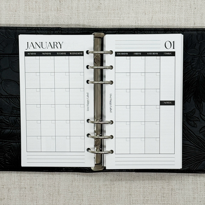 Undated "Lana" Foundations Planner | Personal 6-Hole Ringbound