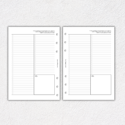List Capture Hub | A5, 6-ring