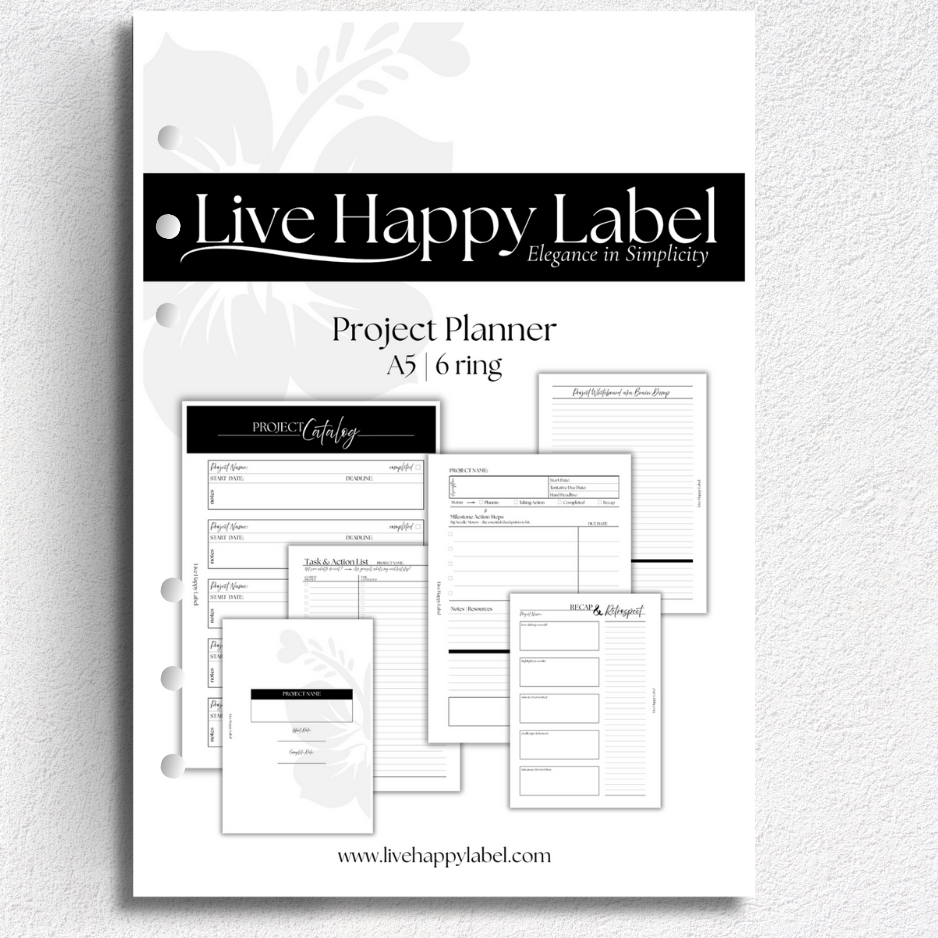 Project Planner | A5, 6-ring