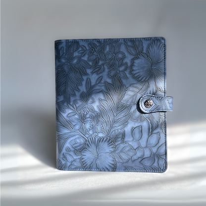 Tropical Bloom ~ Vegan Leather Planner Binder | A5 6-Ring