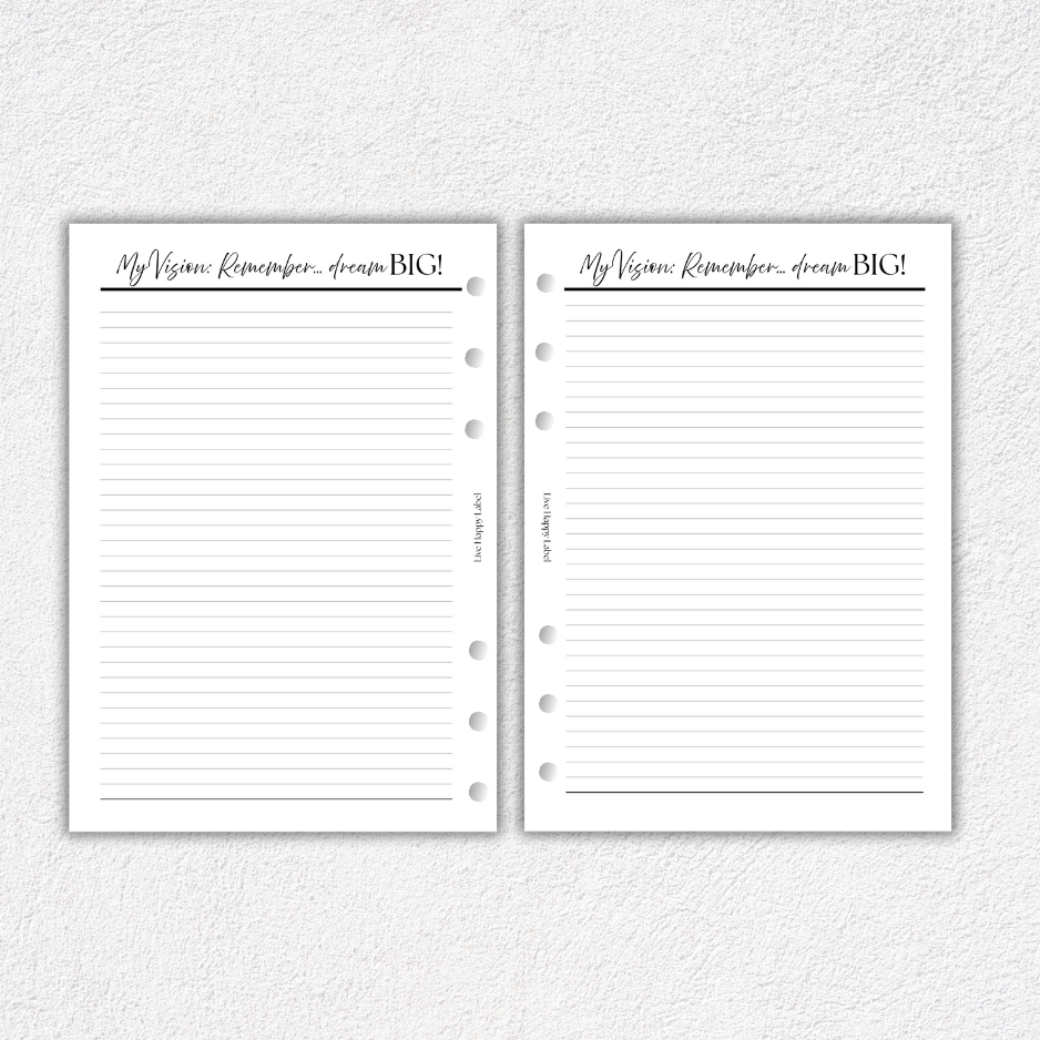 Daily Alignment aka Morning Rituals | A5, 6-ring