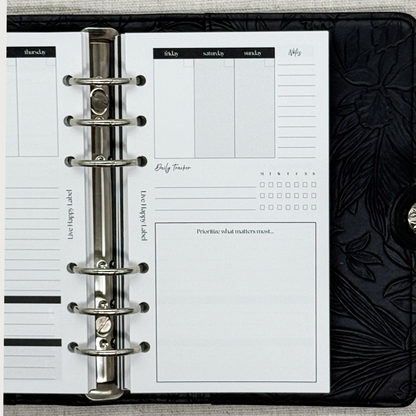 Undated "Lana" Foundations Planner | Personal 6-Hole Ringbound