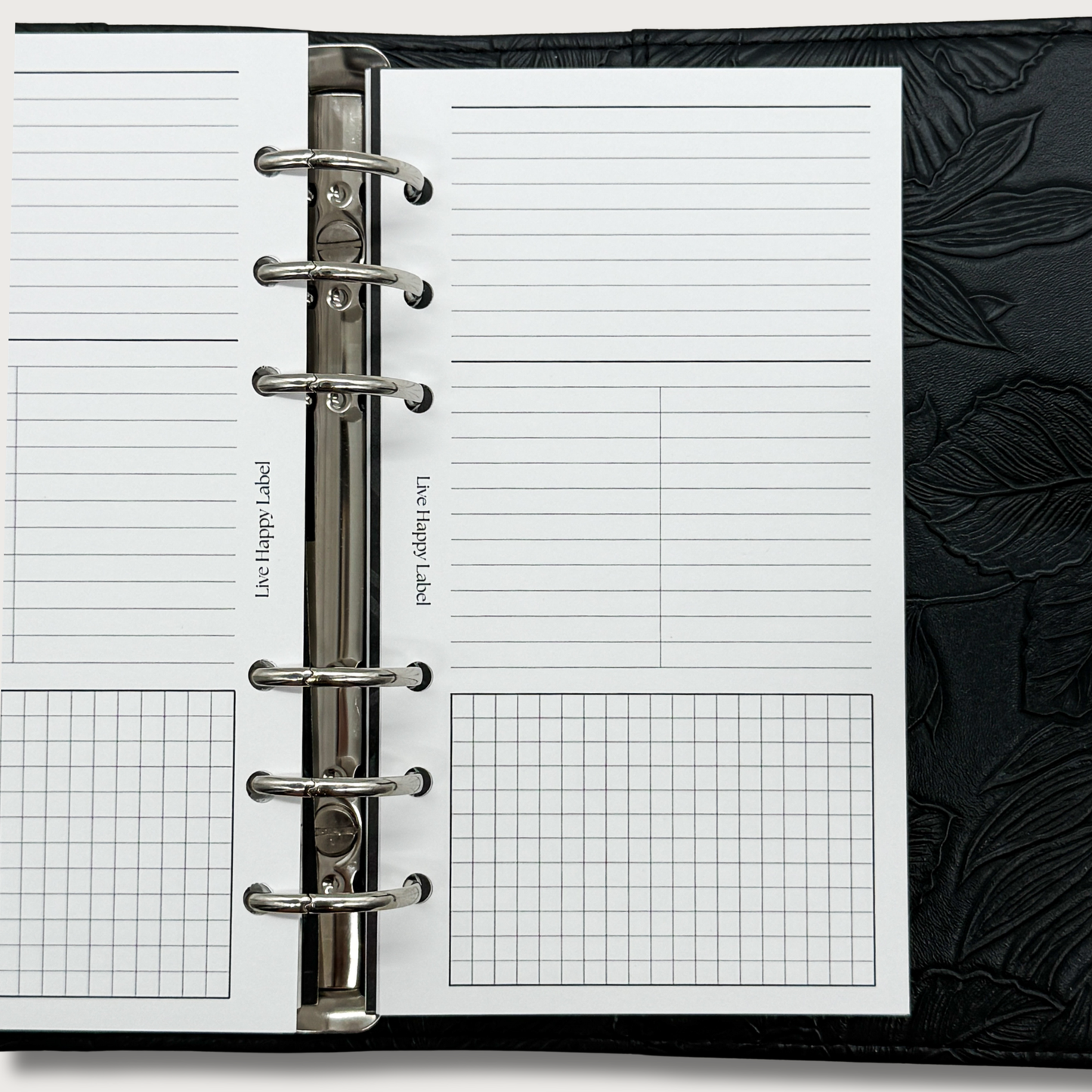 Undated "Lana" Foundations Planner | Personal 6-Hole Ringbound
