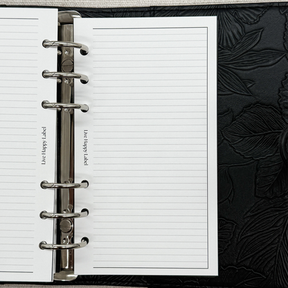 Undated "Lana" Foundations Planner | Personal 6-Hole Ringbound
