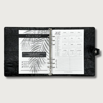 2027 "Lana" Foundations Planner | A5 6-Hole Ringbound
