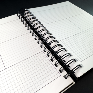 2026 Foundations Planner ~ Midnight Blooms | 7" x 9" Double Wire-O