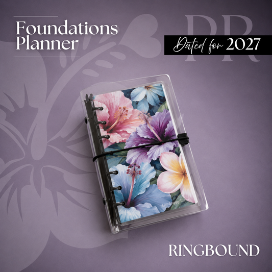 2027 Foundations Planner | Personal 6-Hole Ringbound