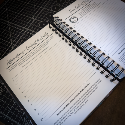 2026 Foundations Planner ~ Midnight Blooms | 7" x 9" Double Wire-O