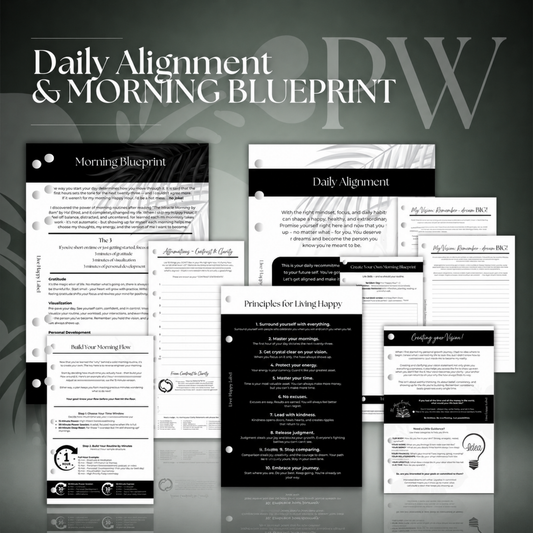 Daily Alignment ~ Morning Routine | Personal Wide 6-Hole Ringbound
