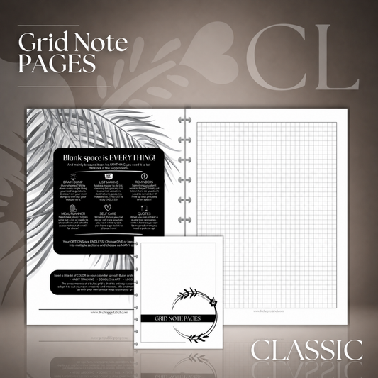 Grid Note Pages | Classic 9-Hole Discbound