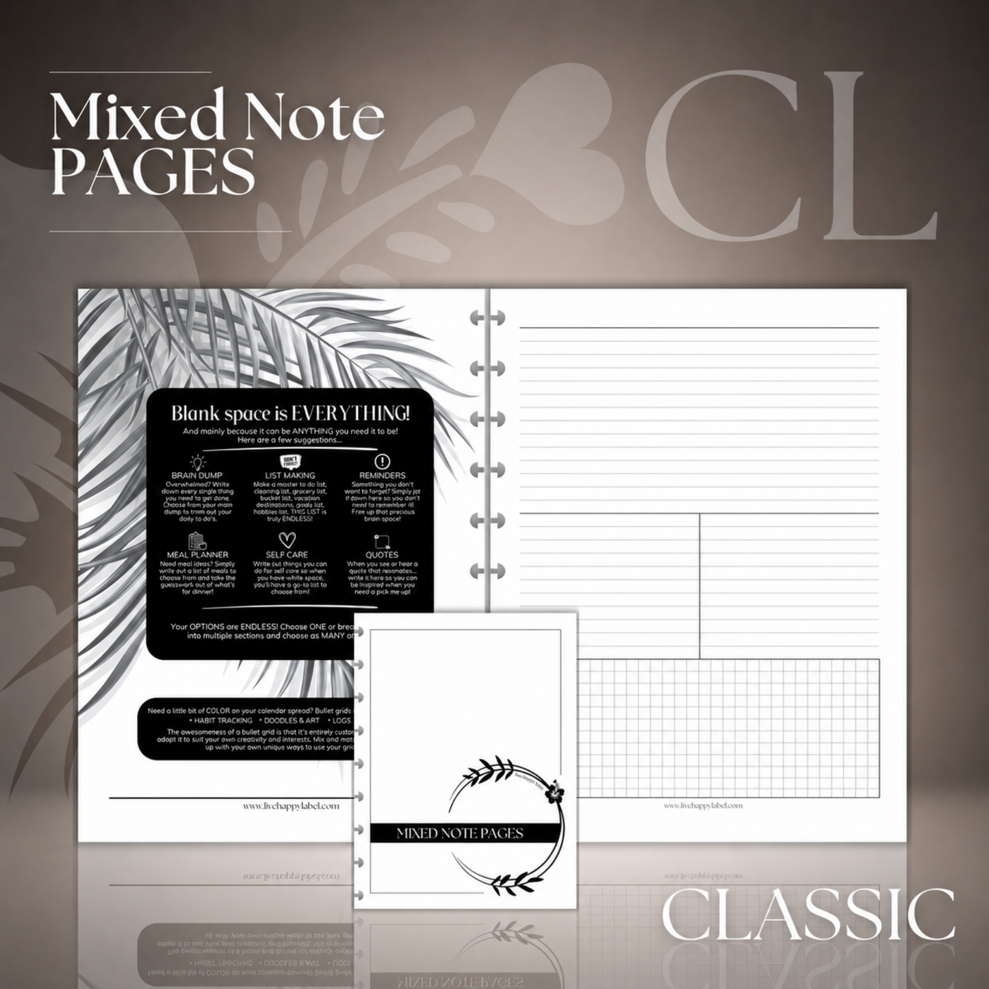 Mixed Note Pages | Classic 9-Hole Discbound