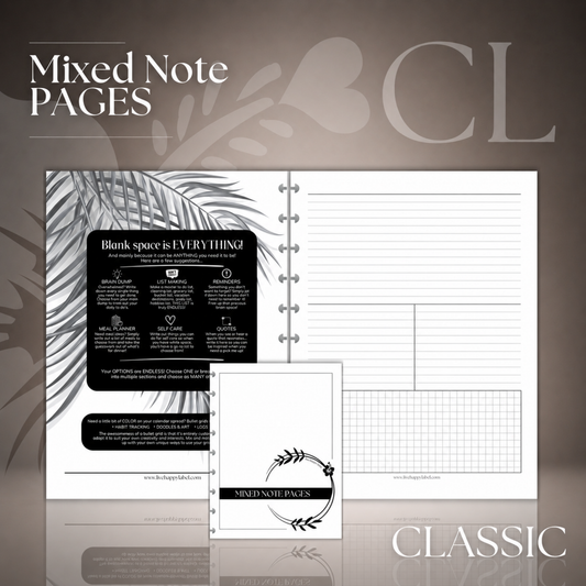 Mixed Note Pages | Classic 9-Hole Discbound