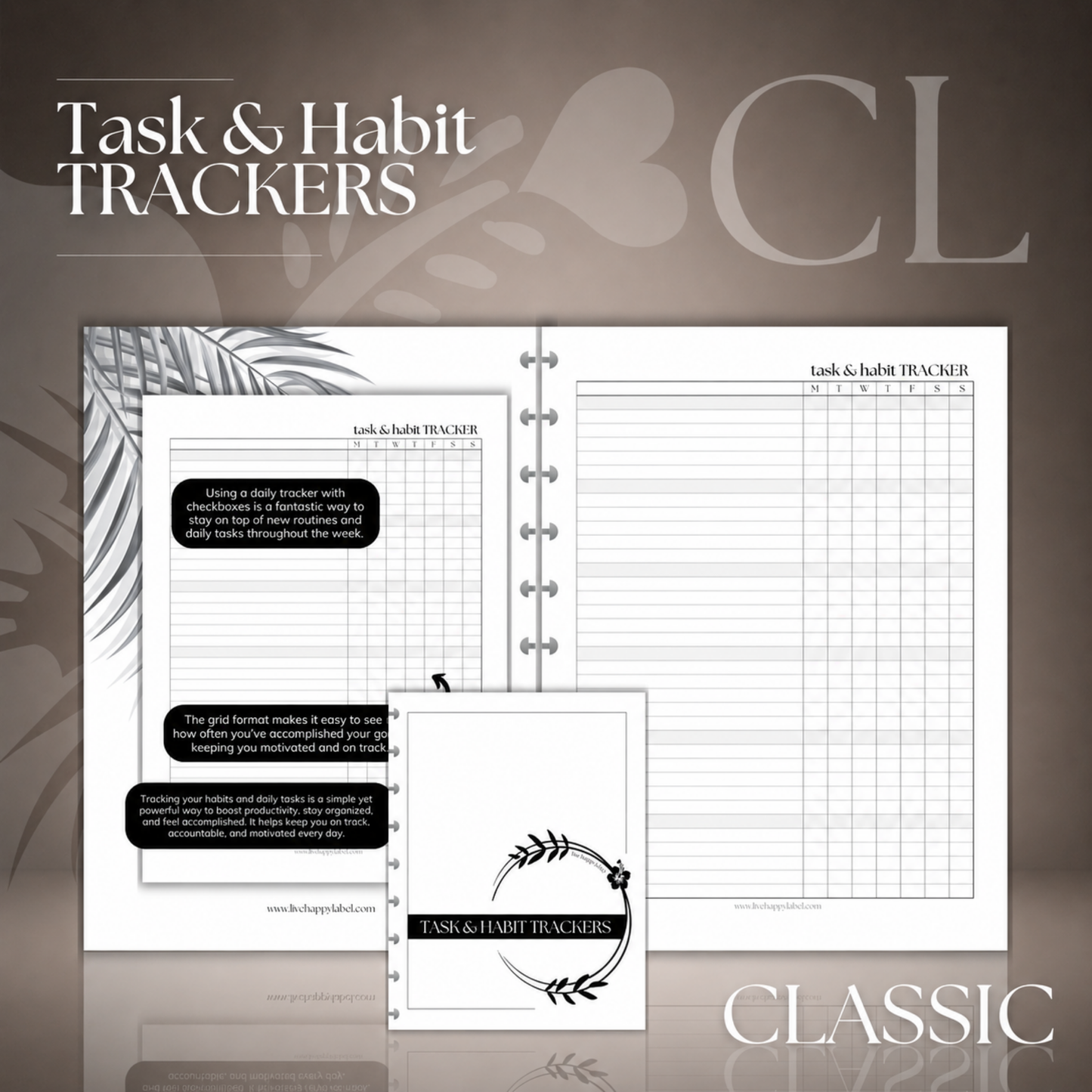 Task & Habit Trackers | Classic 9-Hole Discbound