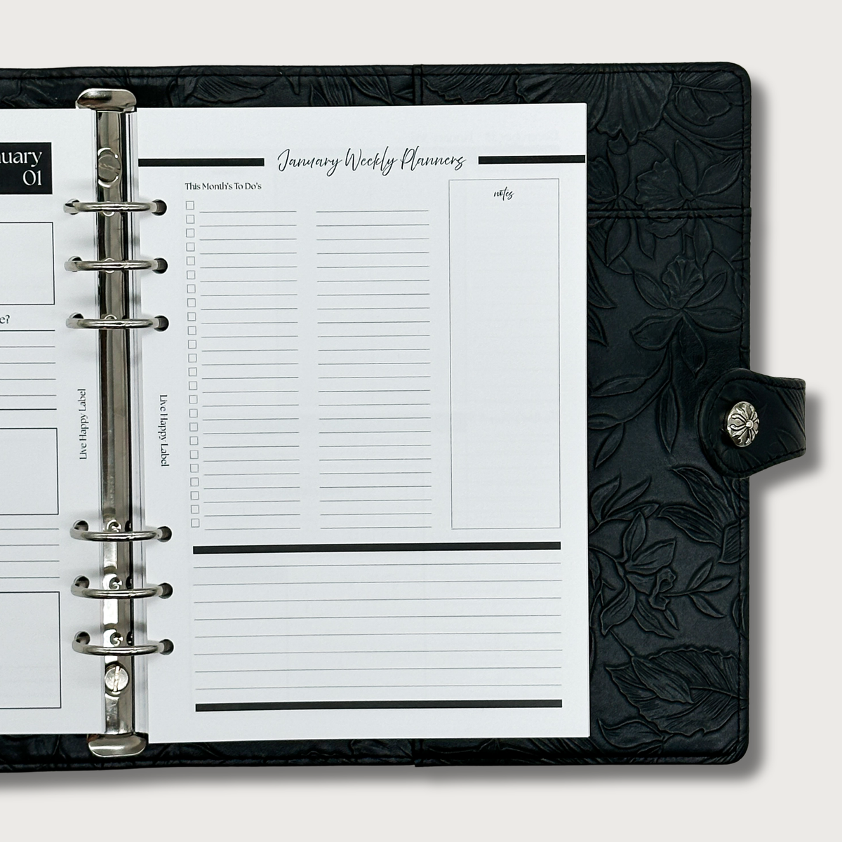 2027 "Lana" Foundations Planner | A5 6-Hole Ringbound