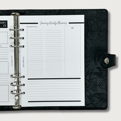 2027 "Lana" Foundations Planner | A5 6-Hole Ringbound