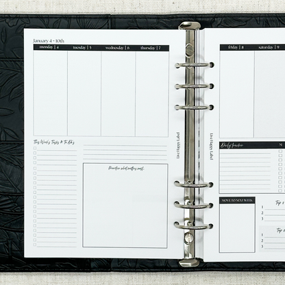 2027 "Lana" Foundations Planner | A5 6-Hole Ringbound