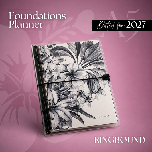 2027 Foundations Planner | A5 6-Hole Ringbound