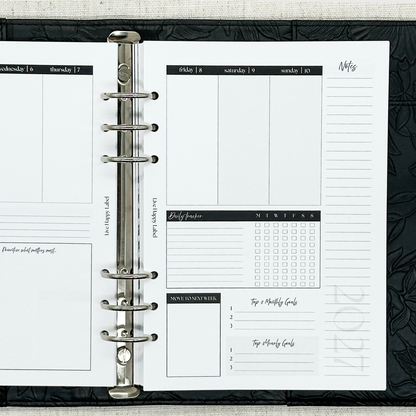 2027 "Lana" Foundations Planner | A5 6-Hole Ringbound
