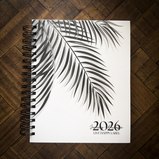 2026 Foundations Planner ~ Tropical Palm | 7" x 9" Double Wire-O