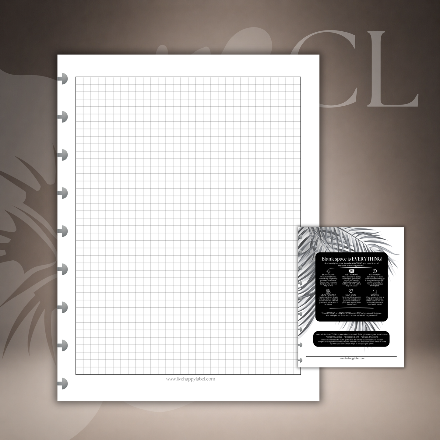 Grid Note Pages | Classic 9-Hole Discbound