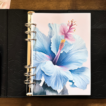 "Island Blooms" 002 Dashboard & Cover | A5, 6-Ring Punch