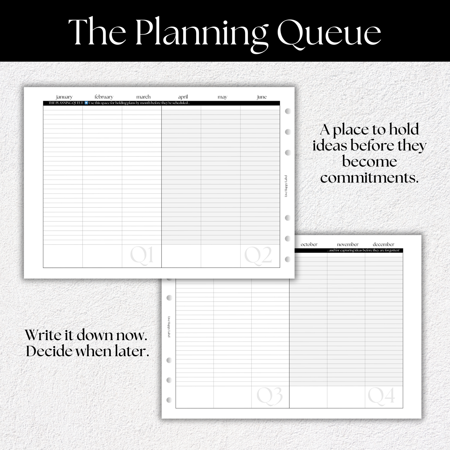 2026 Fold-Out Yearly Calendar | A5, 6-ring