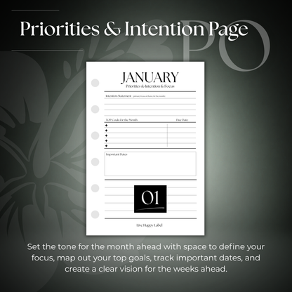 2027 Monthly Calendar  MO2P | Pocket 6-Hole Ringbound