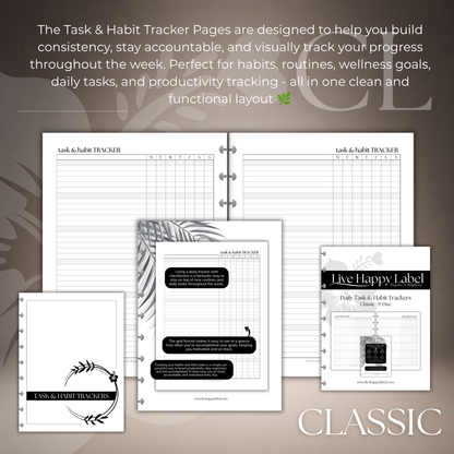 Task & Habit Trackers | Classic 9-Hole Discbound
