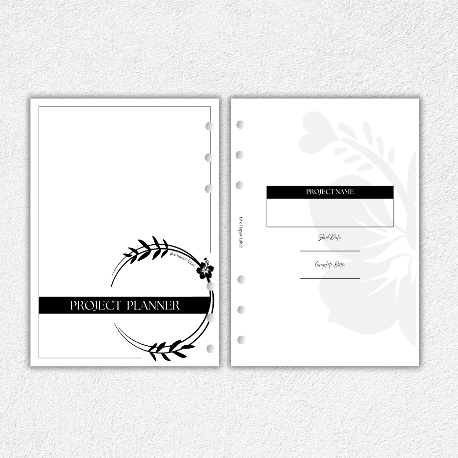 Project Planner | A5, 6-ring