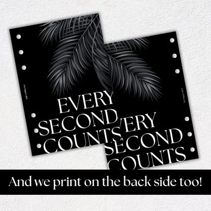 "Every Second Counts" Dashboard & Cover | A5, 6-Ring Punch