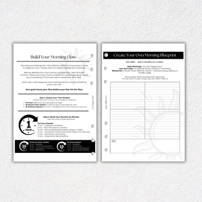 Daily Alignment aka Morning Rituals | A5, 6-ring