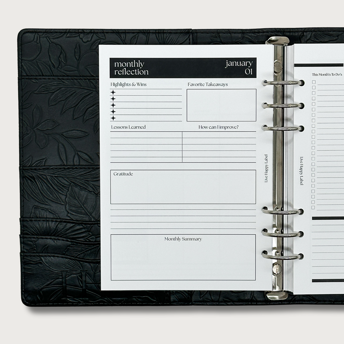 Undated "Lana" Foundations Planner | A5 6-Hole Ringbound