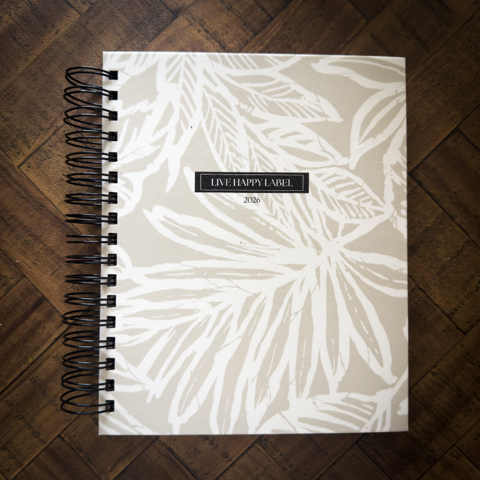2026 Foundations Planner ~ Sands & Palm | 7" x 9" Double Wire-O