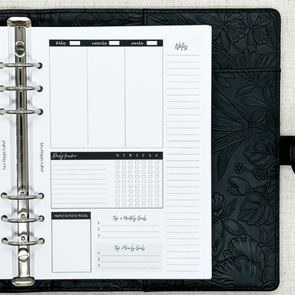Undated "Lana" Foundations Planner | A5 6-Hole Ringbound