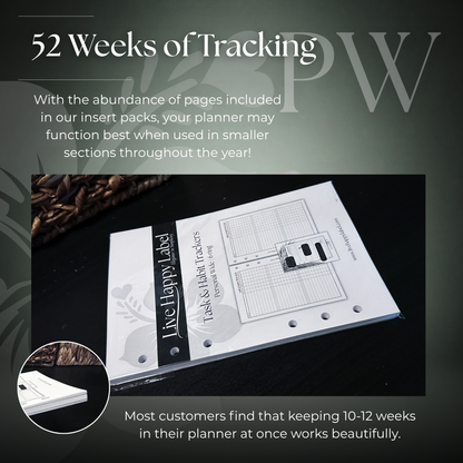 Task & Habit Trackers | Personal Wide 6-Hole Ringbound