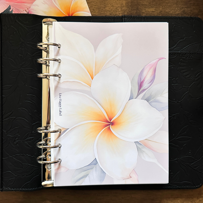"Island Blooms" 005 Dashboard & Cover | A5, 6-Ring Punch