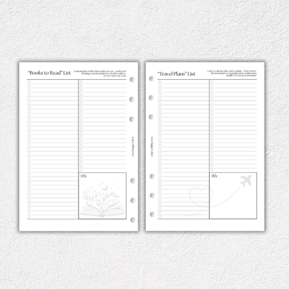 List Capture Hub | A5, 6-ring