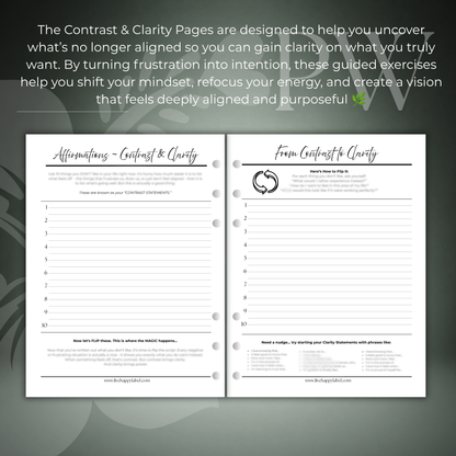 Daily Alignment ~ Morning Routine | Personal Wide 6-Hole Ringbound