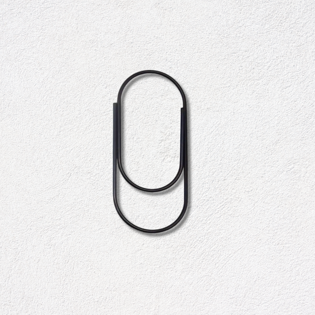 XL Paper Clips - Black