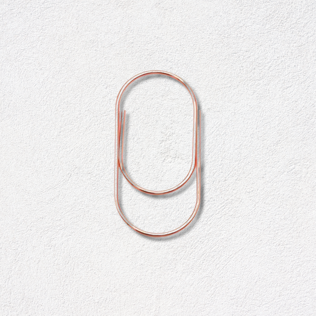 XL Paper Clips - Copper