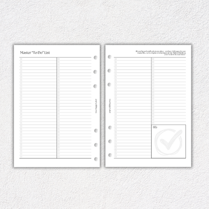 List Capture Hub | A5, 6-ring