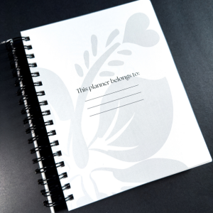 2026 Foundations Planner ~ Midnight Blooms | 7" x 9" Double Wire-O