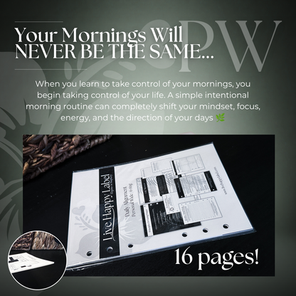 Daily Alignment ~ Morning Routine | Personal Wide 6-Hole Ringbound