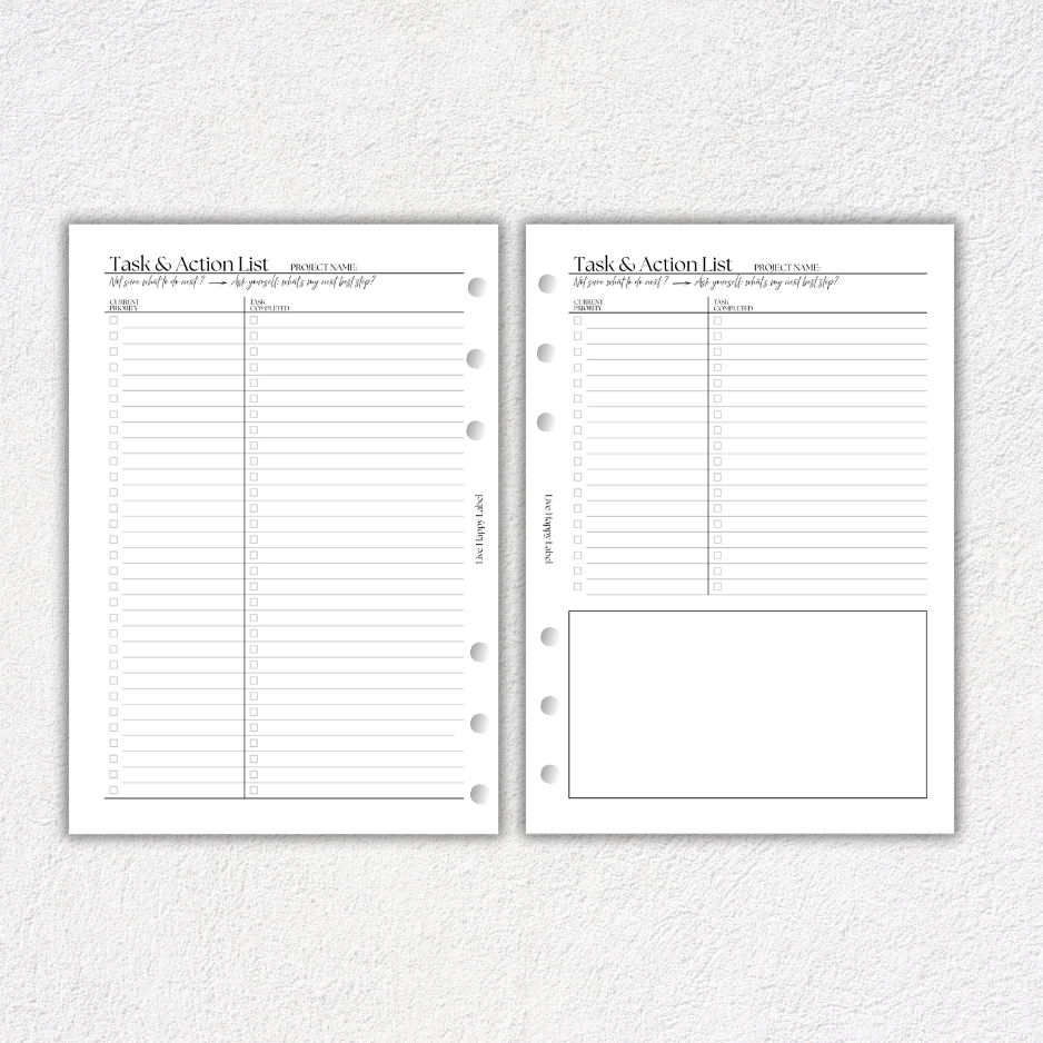 Project Planner | A5, 6-ring