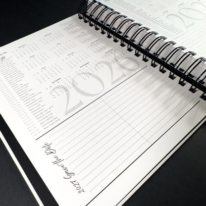 2026 Foundations Planner ~ Sands & Palm | 7" x 9" Double Wire-O